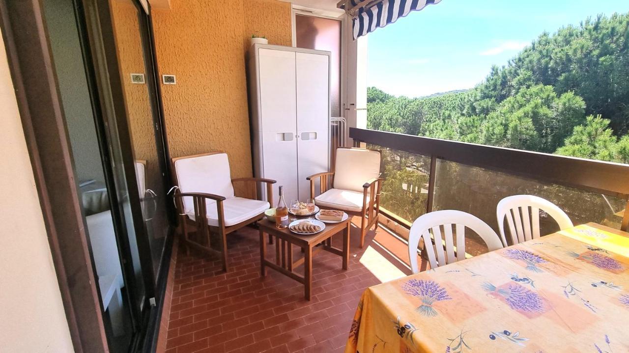 Studio La mer à Bormes-les-Mimosas Exterior foto